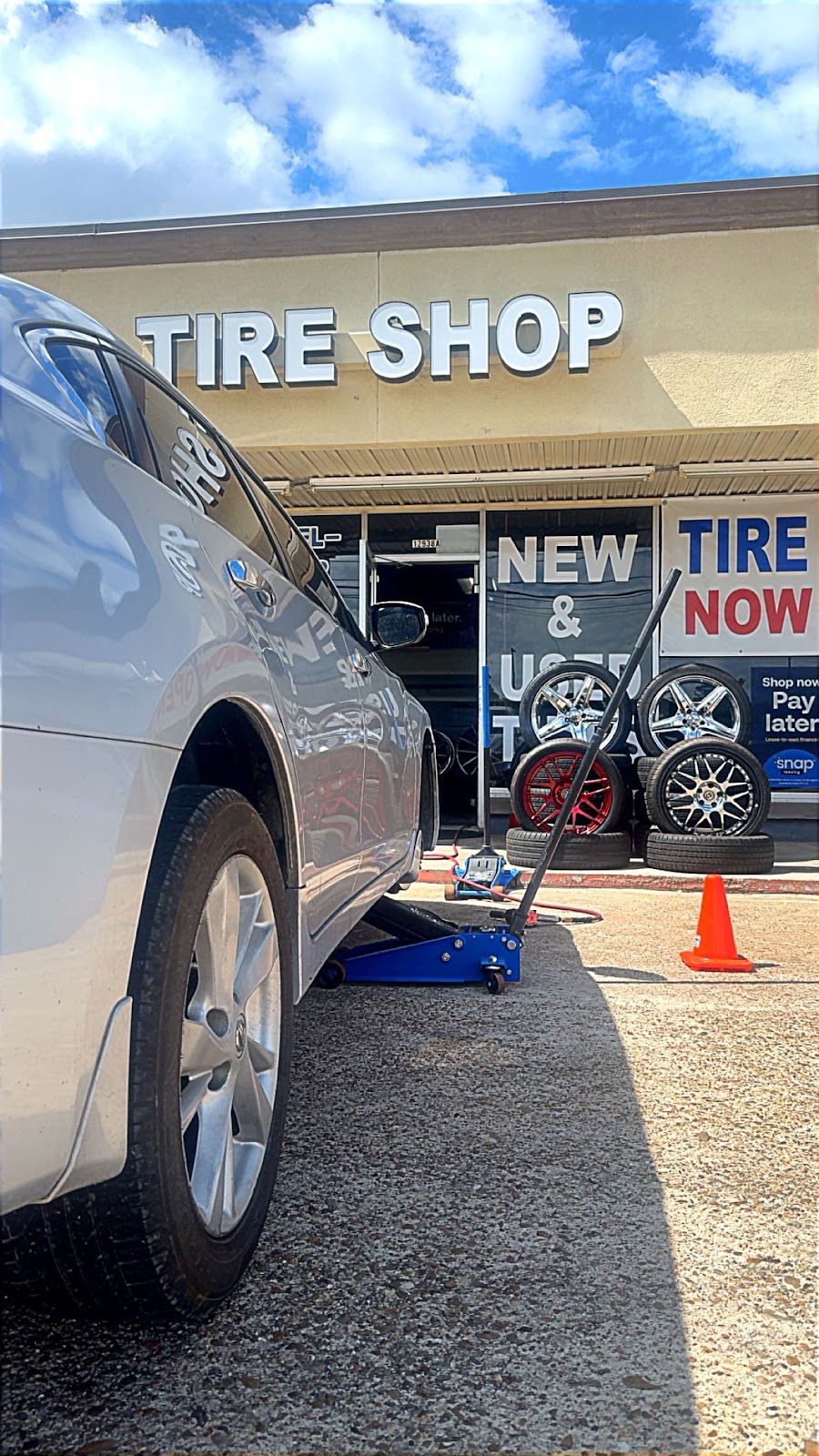 Tire inventory at PALMA New and Used Tire Shop